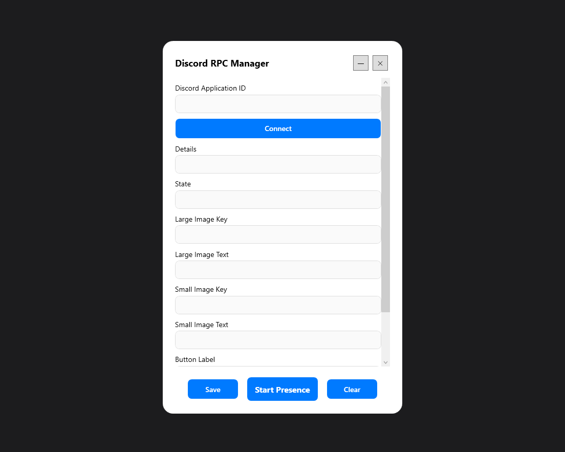 Discord RPC Manager Projesi Görseli
